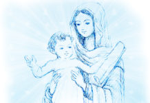 聖母瑪利亞為門徒