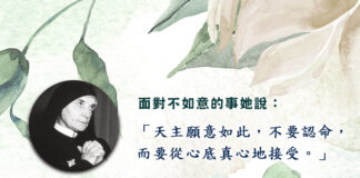 順應天主的計畫