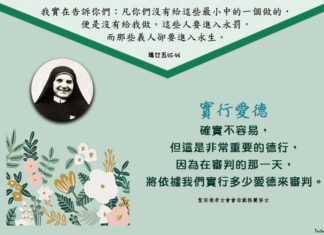愛是永恆:愛德是非常重要的德行